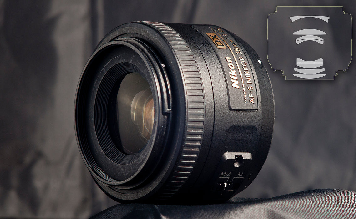 Nikon AF-S DX NIKKOR 35mm f/1.8G Lens Accessory Deluxe Bundle