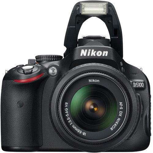 Nikon D5100/D5600 Digital SLR Camera With 18-55mm f/3.5-5.6G VR Lens Accessory Bundle