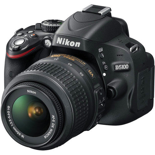 Nikon D5100/D5600 Digital SLR Camera With 18-55mm f/3.5-5.6G VR Lens | Sandisk 64GB | Monopod | Case &amp; More Bundle
