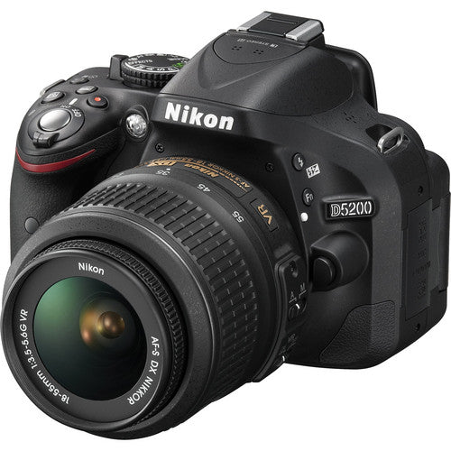 Nikon D5200/D5600 DSLR Camera with 18-55mm VR Lens (Black)