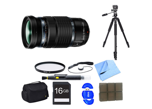 Olympus M.Zuiko Digital ED 12-100mm f/4 IS PRO Lens with Additional Accessories