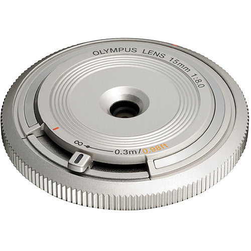 Olympus 15mm f/8.0 Body Cap Lens (Silver)