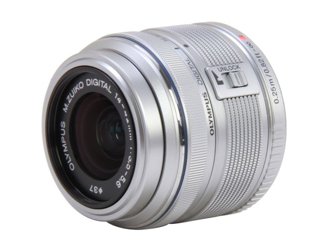 Olympus M.Zuiko Digital ED 14-42mm f/3.5-5.6 II R Lens (Silver)