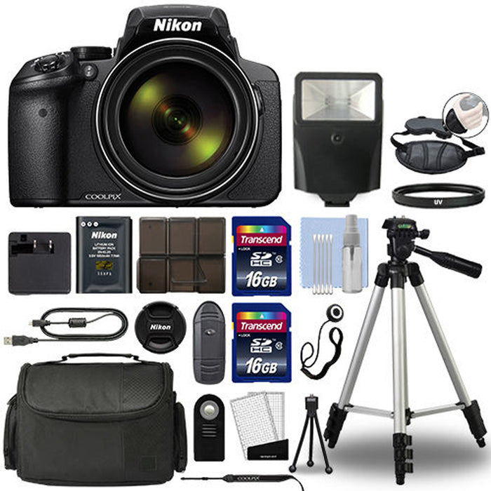 Nikon COOLPIX P900/950 Digital Camera 83x Optical Zoom Wi-Fi Black