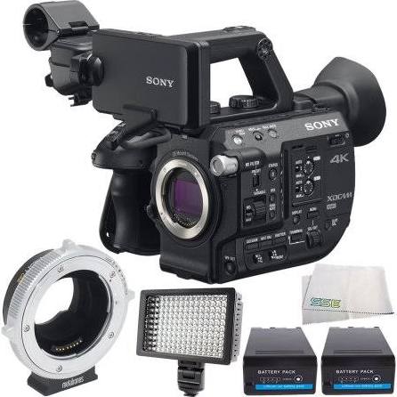 Sony PXW-FS5 XDCAM Super 35 Camera System Accessory Bundle Metabones Canon EF/EF-S Lens to Sony E Mount T CINE Smart Adapter + MORE