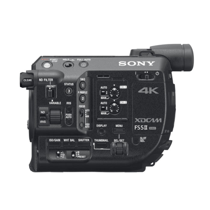 Sony PXW-FS5M2 4K XDCAM Super35mm Compact Camcorder with 18-105mm Zoom Lens 72mm Filters Bundle