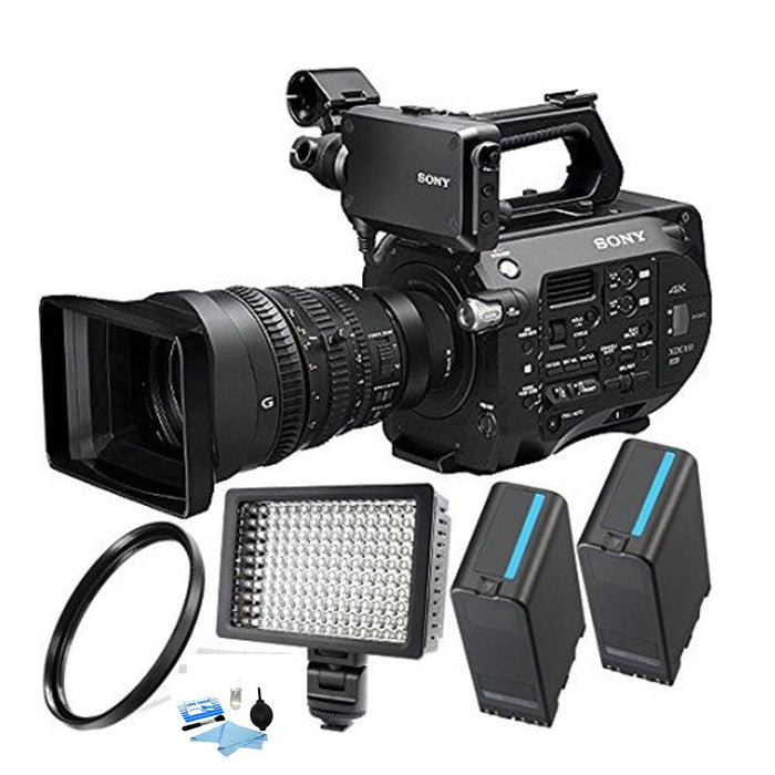 Sony PXW-FS7 4K XDCAM Super35 Camcorder Kit with 28 to 135mm Zoom Lens + 2 Replacement BP-U90 Batteries