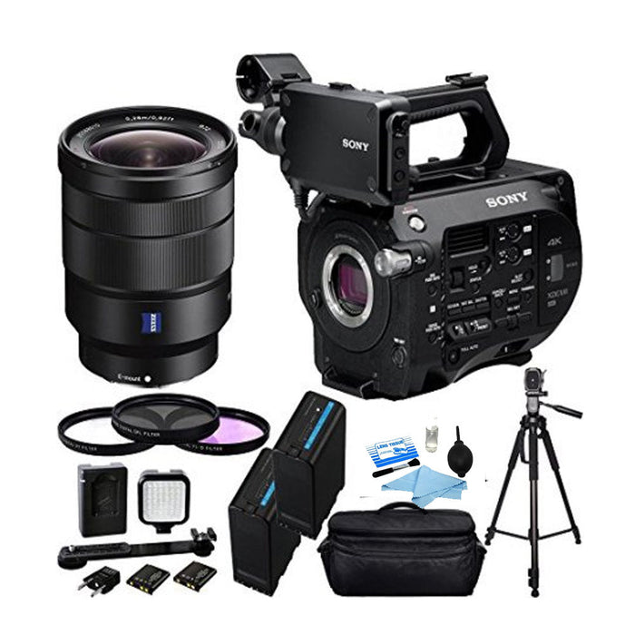 Sony PXW-FS7 4K XDCAM Camera with Super 35 CMOS Sensor + Sony 16-35mm Vario-Tessar T Fe F4 ZA OSS E-Mount Lens BUNDLE