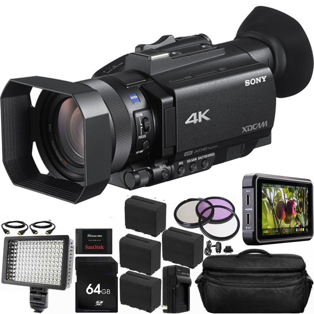 Sony PXW-Z90V 4K HDR XDCAM with Fast Hybrid AF w/ Atomos 