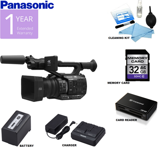 Panasonic AG-UX90 4K/HD Professional Camcorder Starter PKG 2