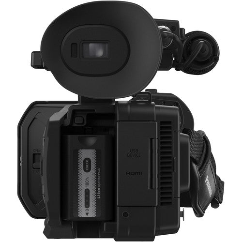 Panasonic HC-X1 4K Ultra HD Professional Camcorder w/ 2x 128GB Sandisk Extreme Pro, PRO Headphones, Led Light, Carrying Bag, Filters Bundle