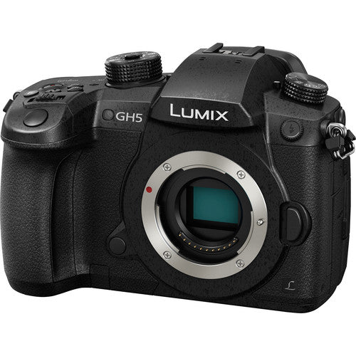 Panasonic Lumix DC-GH5 Mirrorless Micro Four Thirds Digital Camera with 12-35mm Lens &amp; Microphone Kit