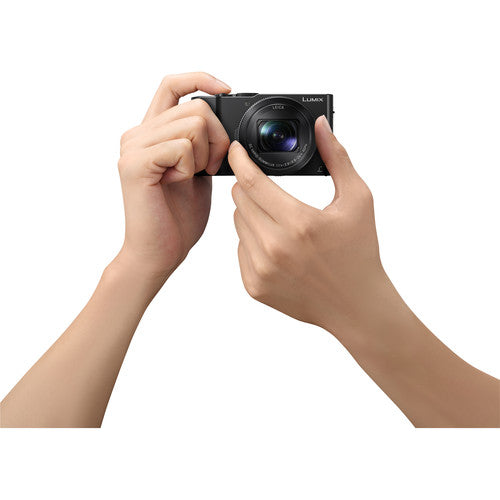 Panasonic Lumix DMC-LX10 4K Wi-Fi Digital Camera with 64GB Card + Battery + Case + Tripod + LED Video Light + Strap + Kit