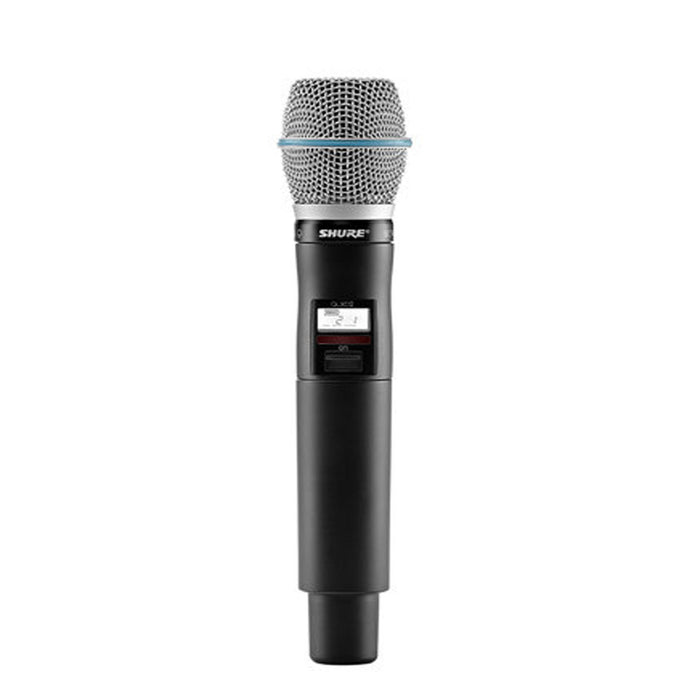 Shure QLXD24/B87A Digital Wireless Handheld Microphone System with Beta 87A Capsule (G50: 470 to 534 MHz)