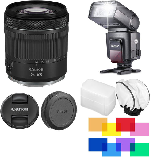 Canon RF 24-105mm f/4-7.1 IS STM Lens Essential Flash Kit