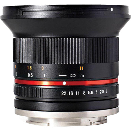 Rokinon 12mm f/2.0 NCS CS Lens for Samsung NX Mount (Black)