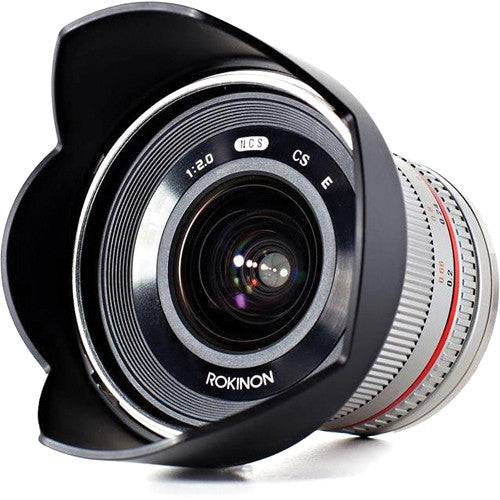Rokinon 12mm f/2.0 NCS CS Lens for Fujifilm X Mount (Silver)
