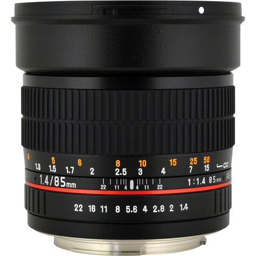 Rokinon 85mm f/1.4 AS IF UMC Lens for Samsung NX Mount
