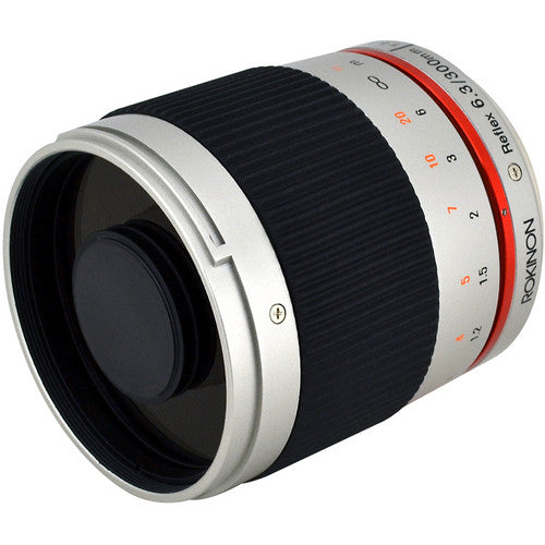 Rokinon Reflex 300mm f/6.3 ED UMC CS Lens for Micro Four Thirds Mount (Silver)