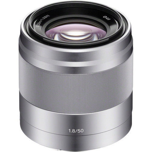 Sony E 50mm f/1.8 OSS Lens (Silver)