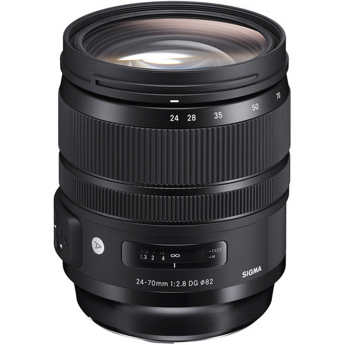Sigma 24-70mm f/2.8 DG OS HSM Art Lens for Canon EF W/ 128 Extreme Pro Memory Card &amp; More
