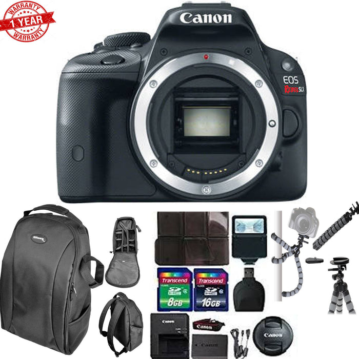 Canon EOS Rebel SL1/250D (SL3) DSLR Camera w/ 32GB Memory Card Deluxe Bundle