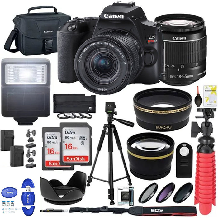 Canon EOS 250D DSLR Camera with EF-S 18-55mm f/4-5.6 IS STM
