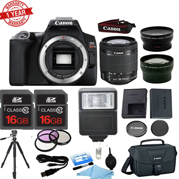 Canon 250D + 18-55mm f/4-5.6 IS STM - 2 Year Warranty - Next Day Delivery