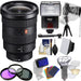 Sony FE 16-35mm f/2.8 GM Lens with with with Battery &amp; Charger + 3 UV/CPL/FLD Filters + Flash + Soft Box + Kit