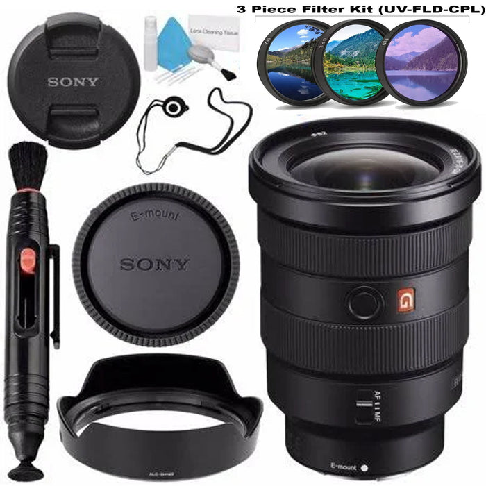 Sony FE 16-35mm f/2.8 GM Lens with Fibercloth &amp; Deluxe Cleaning Kit Bundle