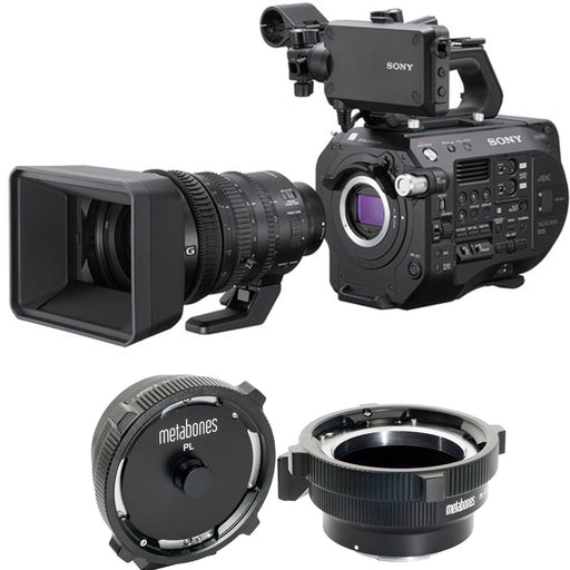 Sony PXW-FS7M2 4k XDCAM Super 35 Camcorder With 18-110mm Lens &amp; Metabones MB_PL-E-BT1 PL to E-Mount Adapter with Internal Flocking
