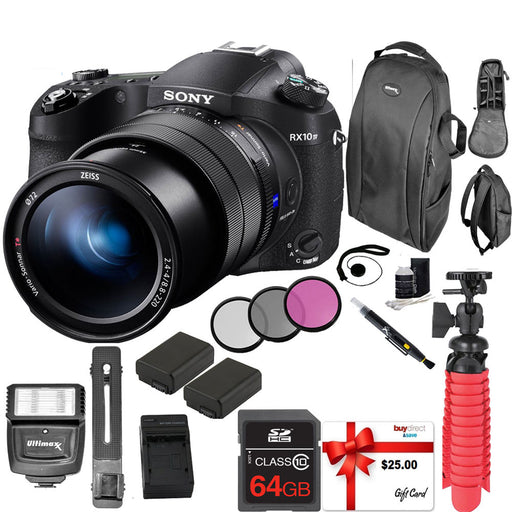 Sony Cyber-shot DSC-RX10 IV Digital Camera with Additional Accessories