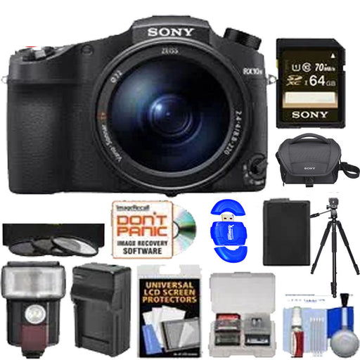 Sony Cyber-shot DSC-RX10 IV Digital Camera with Sony 64GB MC | Sony Carrying Case &amp; More Bundle