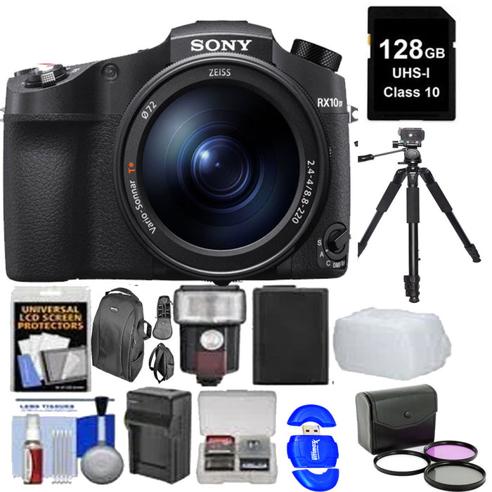 Sony Cyber-Shot DSC-RX10 IV Digital Camera, Black With Premium Accessory  Bundle 