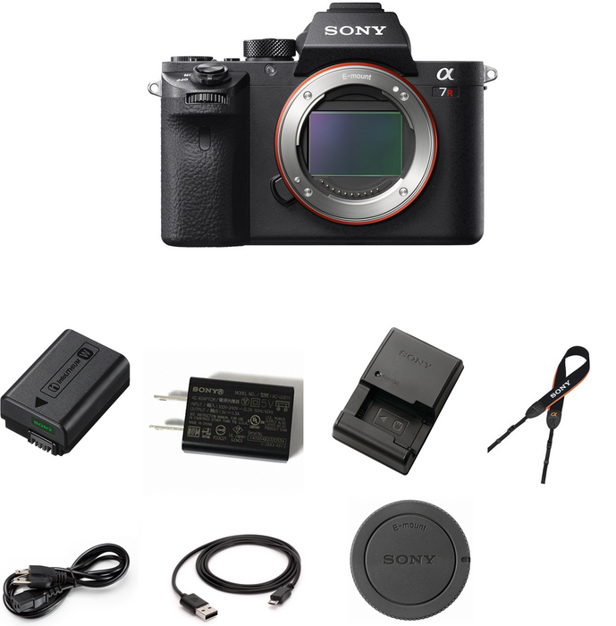 Sony Alpha A7R II 4K Wi-Fi Digital Camera Body with FE 55mm f/1.8 Lens Deluxe Bundle