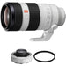 Sony FE 100-400mm f/4.5-5.6 GM OSS Lens with 1.4x Teleconverter Kit - NJ Accessory/Buy Direct & Save