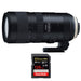 Tamron SP 70-200mm f/2.8 Di VC USD G2 Lens for Canon EF USA with Sandisk Extreme Pro 128GB Memory Card
