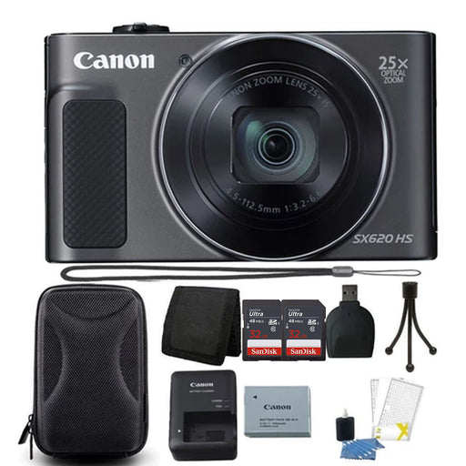 Canon PowerShot SX620/SX740 HS Digital Camera (Black) Starter Kit