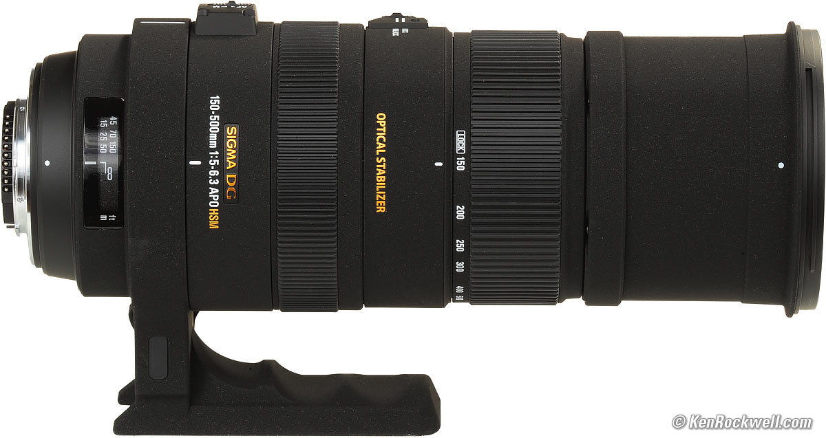 Sigma 150-500mm f/5-6.3 APO DG HSM Lens for Sony A Mount
