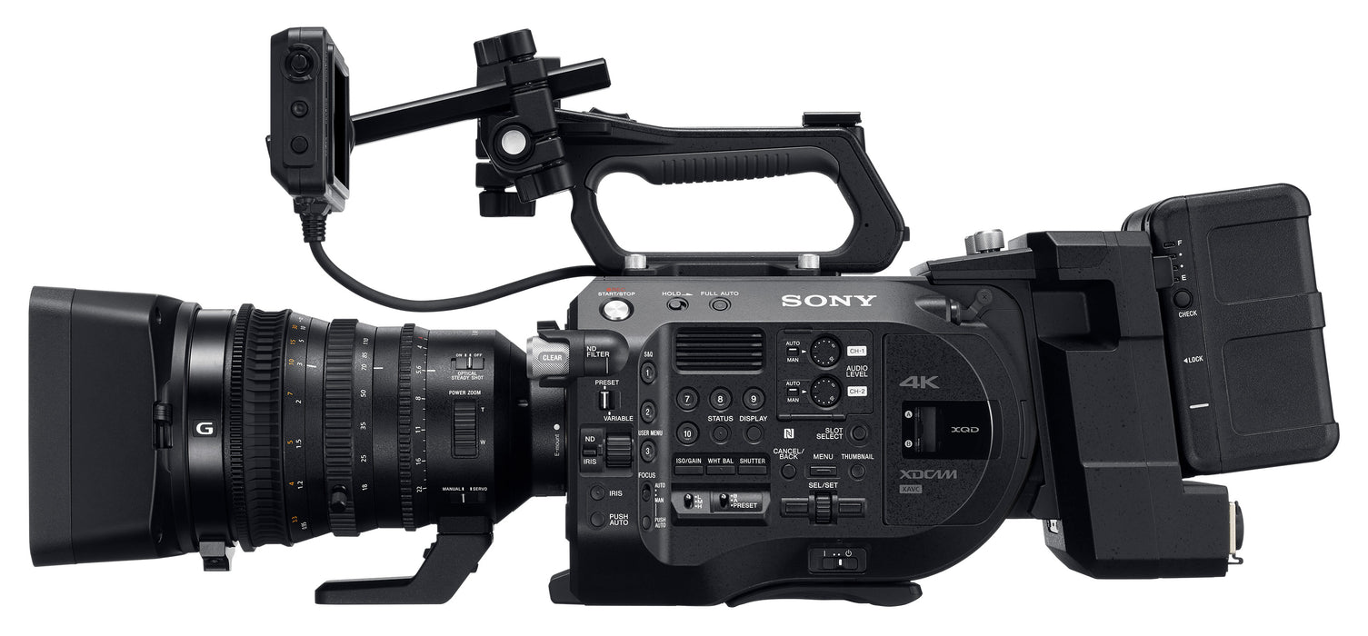 Sony PXW-FS7M2 4K XDCAM Super 35 Camcorder Kit with 18-110mm Zoom Lens and Sony E 50mm f/1.8 OSS Lens 11PC Accessory Bundle
