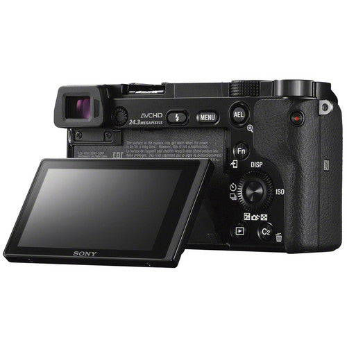 Sony Alpha a6000 Mirrorless Digital Camera Body (Black)| 64GB Kit