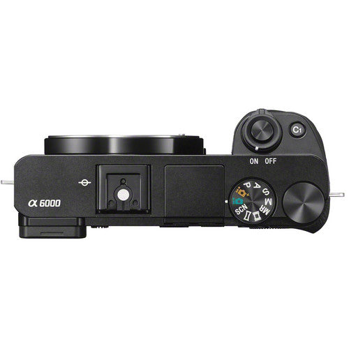Sony Alpha a6000 Mirrorless Digital Camera Body (Black)| 64GB Kit