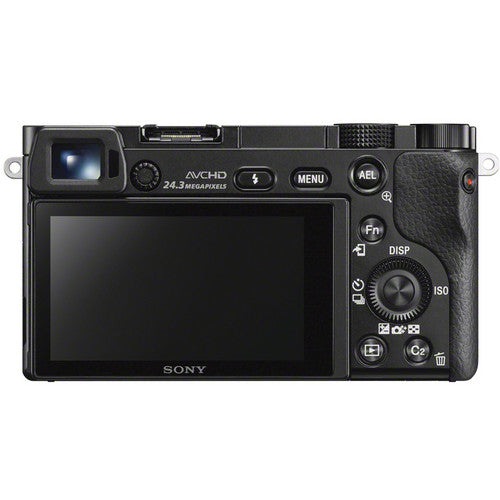 Sony Alpha a6000 Mirrorless Digital Camera with 16-50mm Power Zoom Lens 64GB Accessory Kit