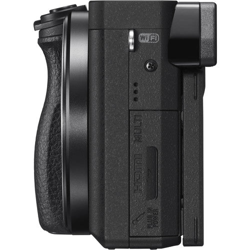 Sony Alpha A6300 Mirrorless Digital Camera Body with 16-50mm E-Mount &amp; Sony 55-210mm f/4.5-6.3 OSS Essential Bundle