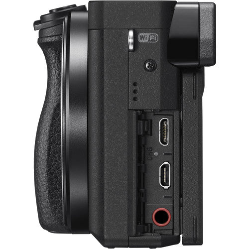 Sony Alpha a6300 Mirrorless w/ 16-50mm Lens &amp; Sony E 55-210mm Sony 32GB Memory Card Starter Kit