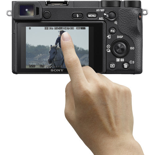 Sony Alpha a6500 24.2MP Wi-Fi Mirrorless Camera 16-50mm &amp; 55-210mm Zoom Lens (Black) Bundle