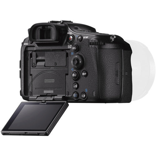 Sony Alpha A99 II Full Frame 4K Wi-Fi Digital SLR Camera Body with 64GB Card + Case + Flash + Battery &amp; Charger + Grip + Tripod + Kit