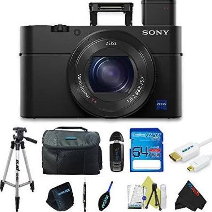 Sony Cyber-shot DSC-RX100 IV DSC-RX100M4 DSCRX100M4 20.1 MP 4K Digital Camera + Pixi-Basic Accessory Kit
