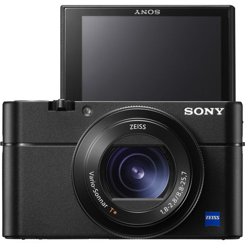 Sony Cyber-Shot DSC-RX100 V 4K Wi-Fi Digital Camera with 64GB Card + Case + Flash + Battery &amp; Charger + Tripod + Strap + Kit