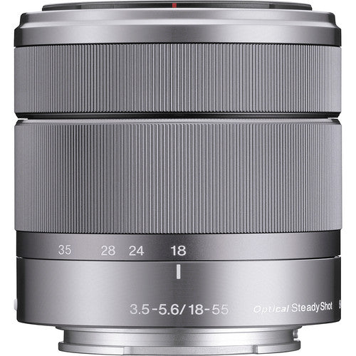 Sony E 18-55mm f/3.5-5.6 OSS Lens (Silver)
